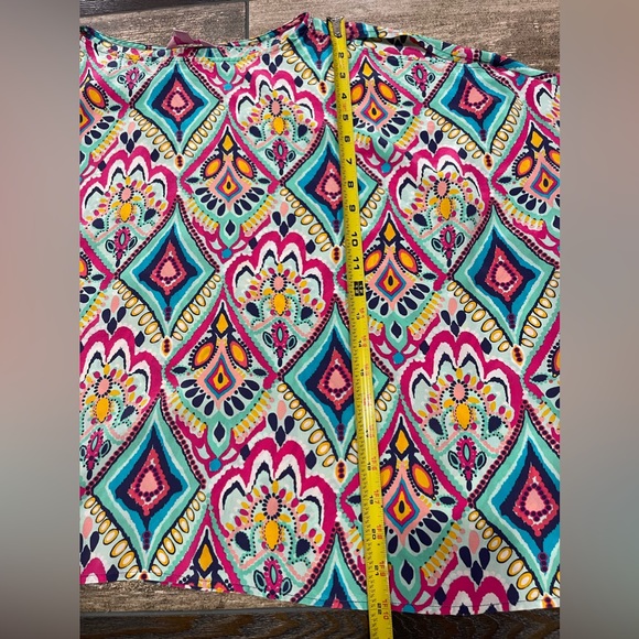 Lilly Pulitzer Silk Trace Top Crown Jewels Cutouts On Shoulders Size Small - Picture 3 of 8